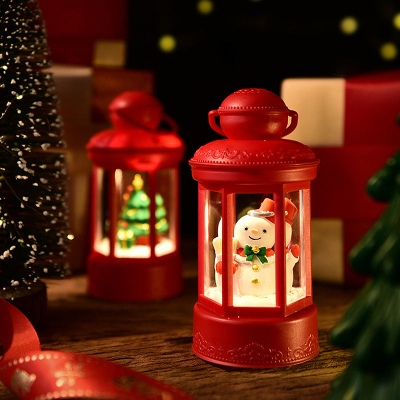 Creative Santa Claus Storm Lantern Creative Small Night Lamp