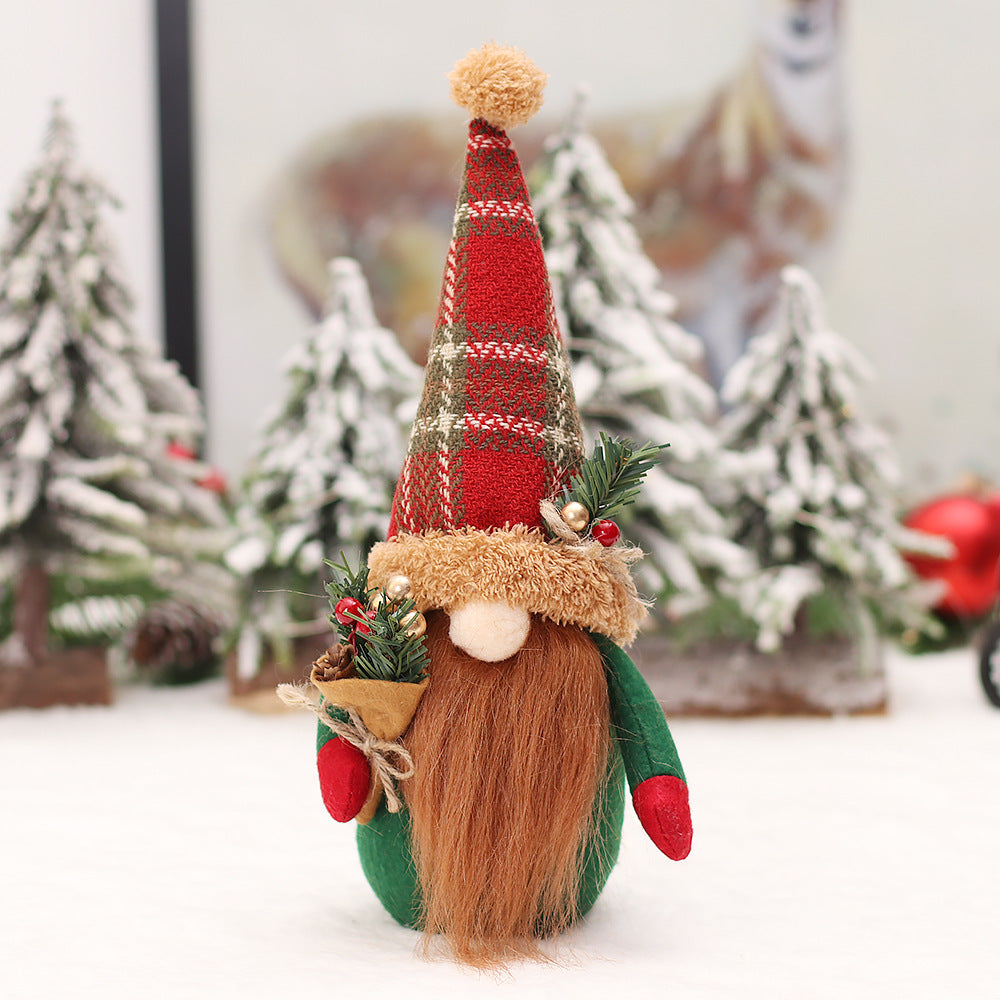 Nordic Christmas Doll Floor Doll Christmas Decorations Scene Decoration