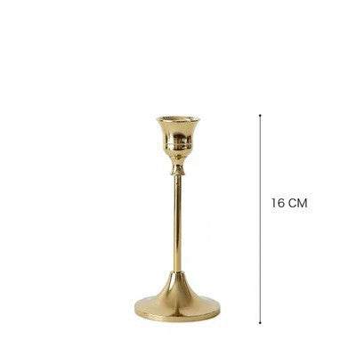 Vintage golden candle holder