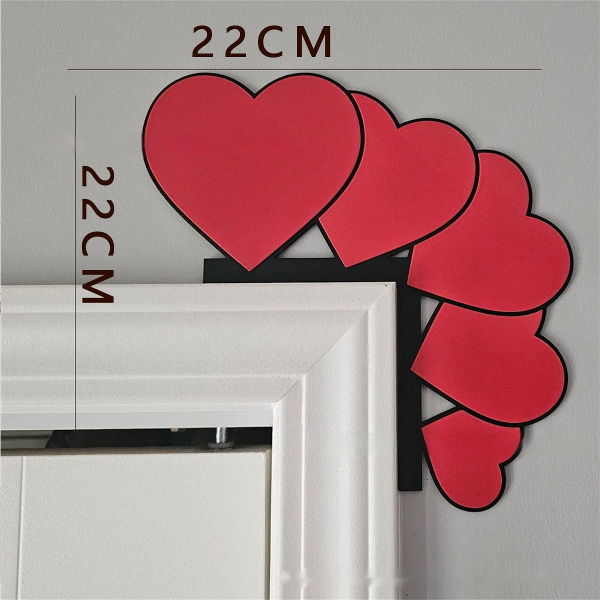 Valentine's Day Wooden Door Frame Corner Decoration, Door Frame Decoration, valentines day, shop valentine's day deals, valentines, valentine's day gifts, valentine day, valentines day gifts, valentines day decor, Decognomes,  valentine decoration, valentines day decoratio, valentine decor, valentines decor, valentines decorations