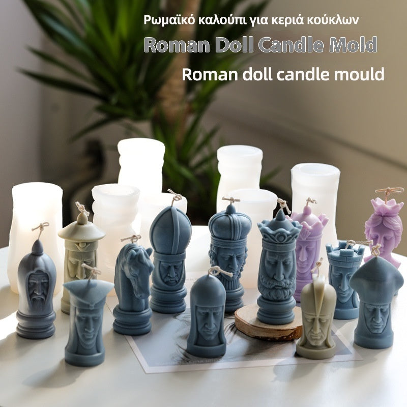 Roman Doll Candle Mould DIY Material