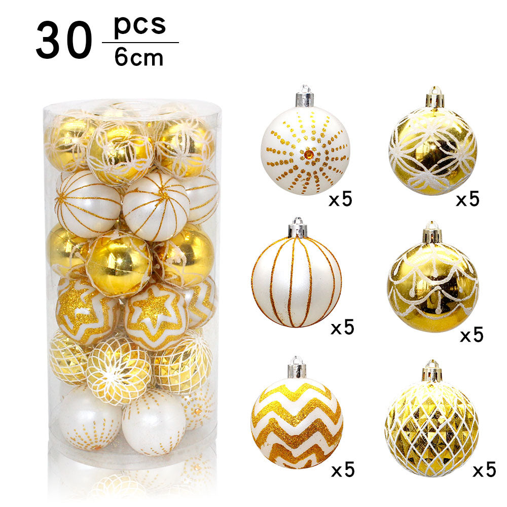 Christmas Decorations, Christmas Tree Decoration Balls In Bucket