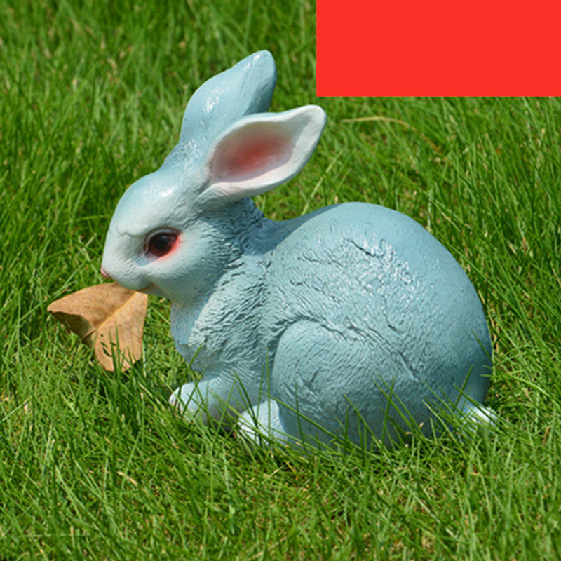 Simulation Resin Rabbit Easter Decorations, easter decorations, Easter Decor, easter table decor, outdoor easter decorations, shop easter, Decognomes, Spring Decorations