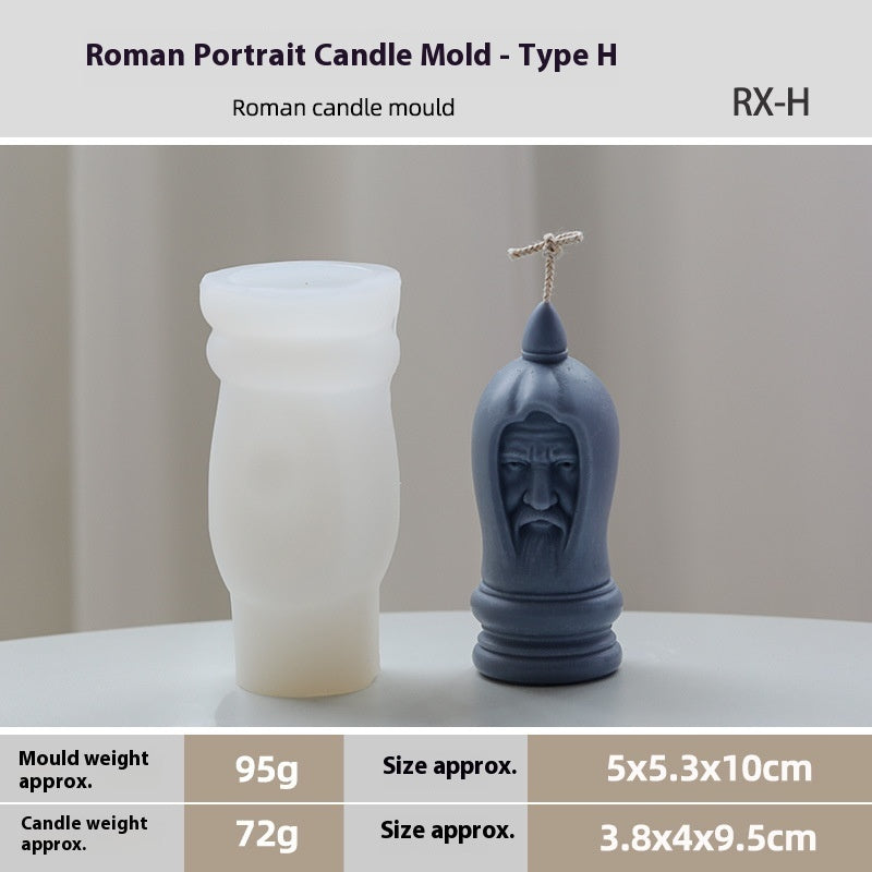 Roman Doll Candle Mould DIY Material