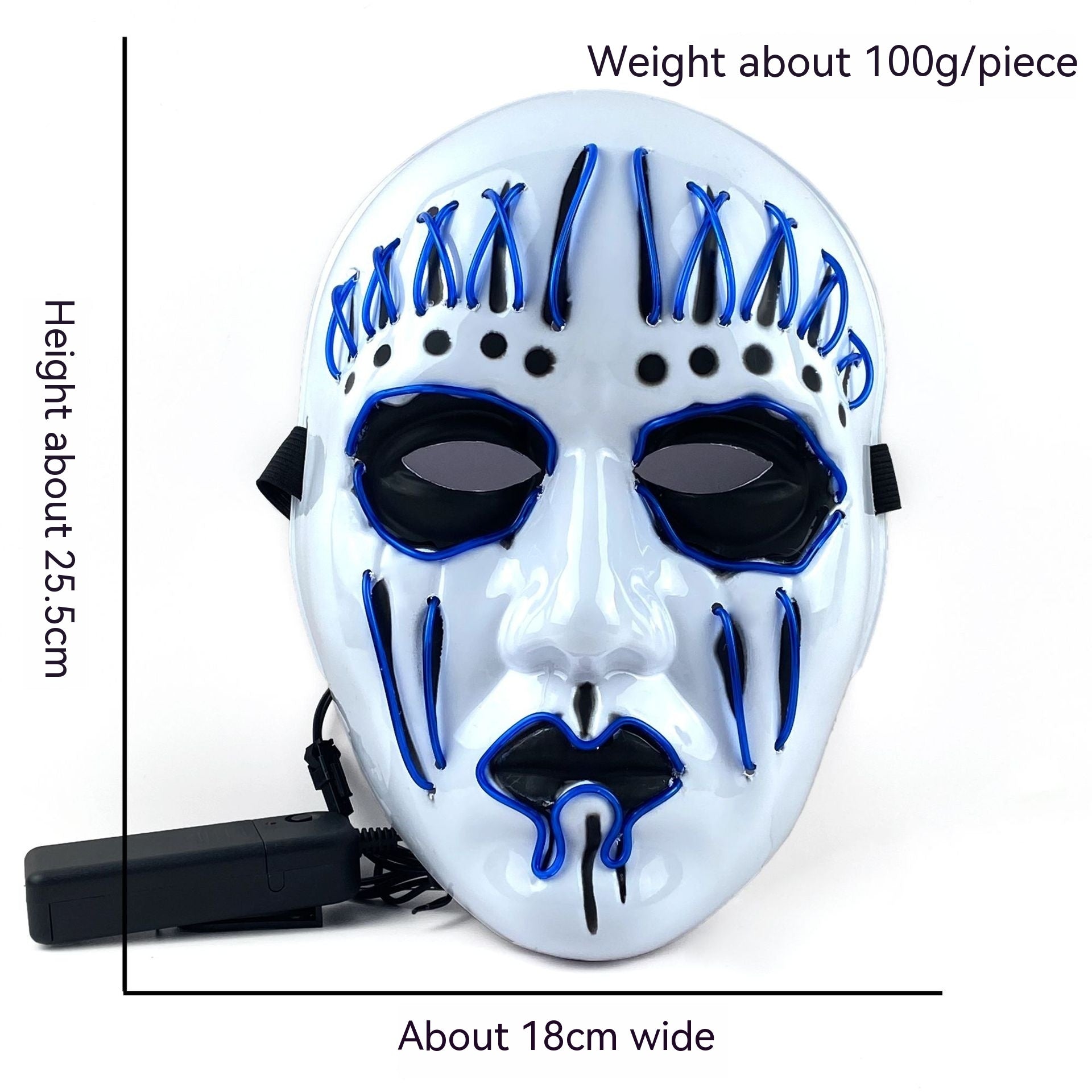 EL Cold Light Mask For Halloween, Funny Glowing Masks, Halloween Horror Mask, Halloween LED Full Mask, Skull LED Mask, Animal Mask, Costumes Props Mask, Halloween Masks For Sale, Halloween Masks Near Me, Halloween Mask Micheal Myers, Halloween Mask Store.