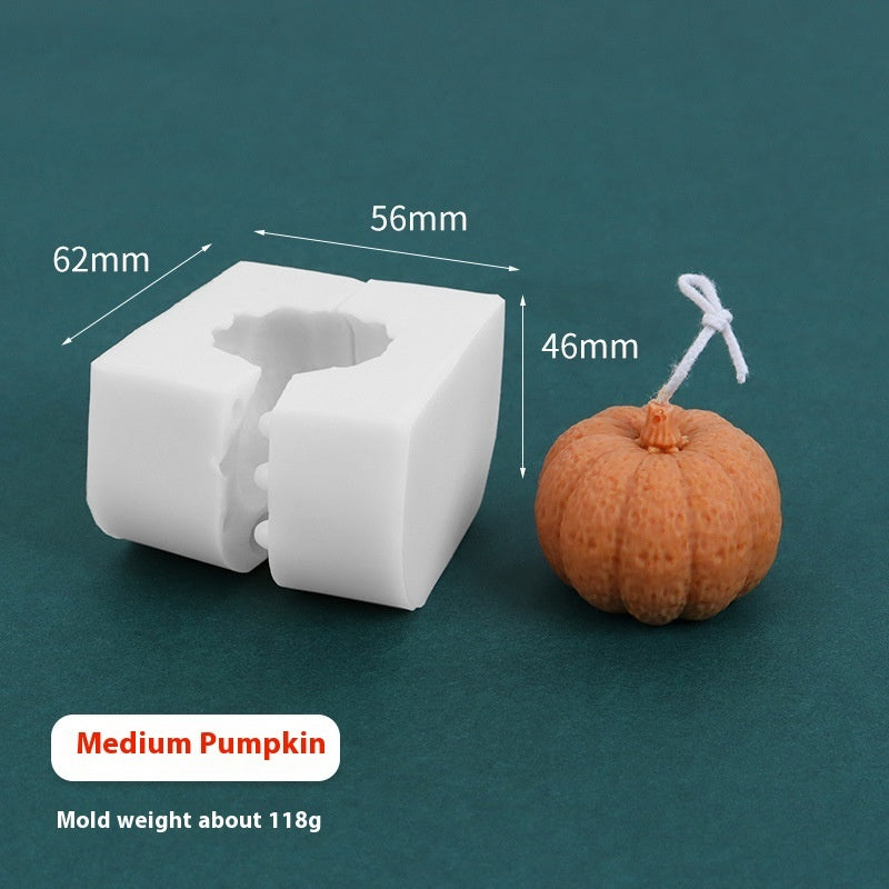 Three-dimensional Pumpkin Silicone Mold Halloween Pumpkin Chalk