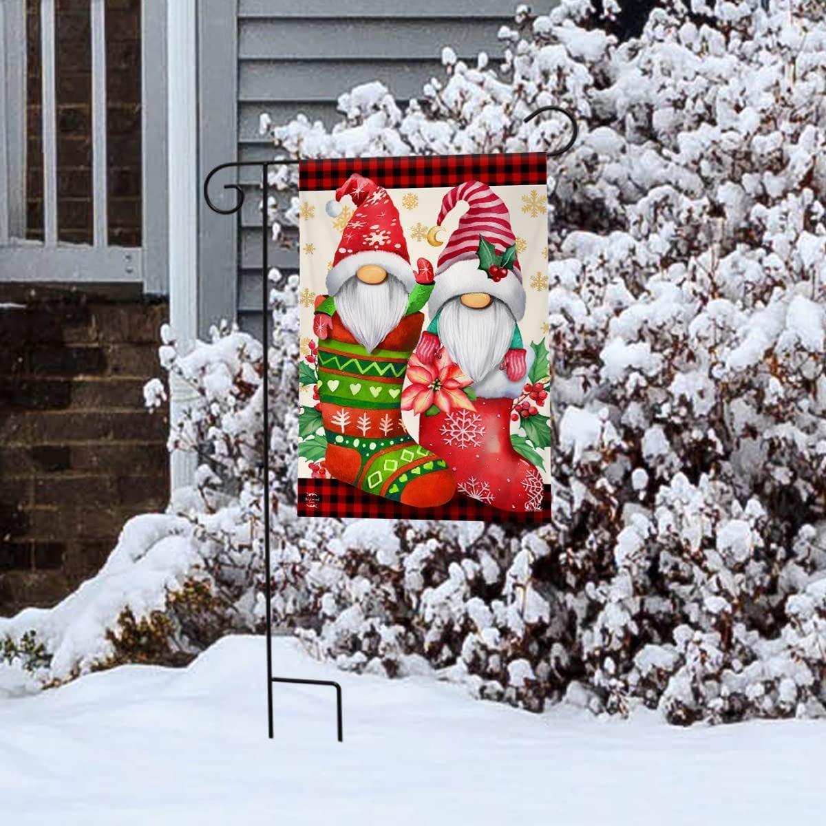 Decorative Garden Banner Without Flagpole, Christmas Decoration Items, Gnomes Décor and Many Others Decoration for Indoor and Outdoor decoration.