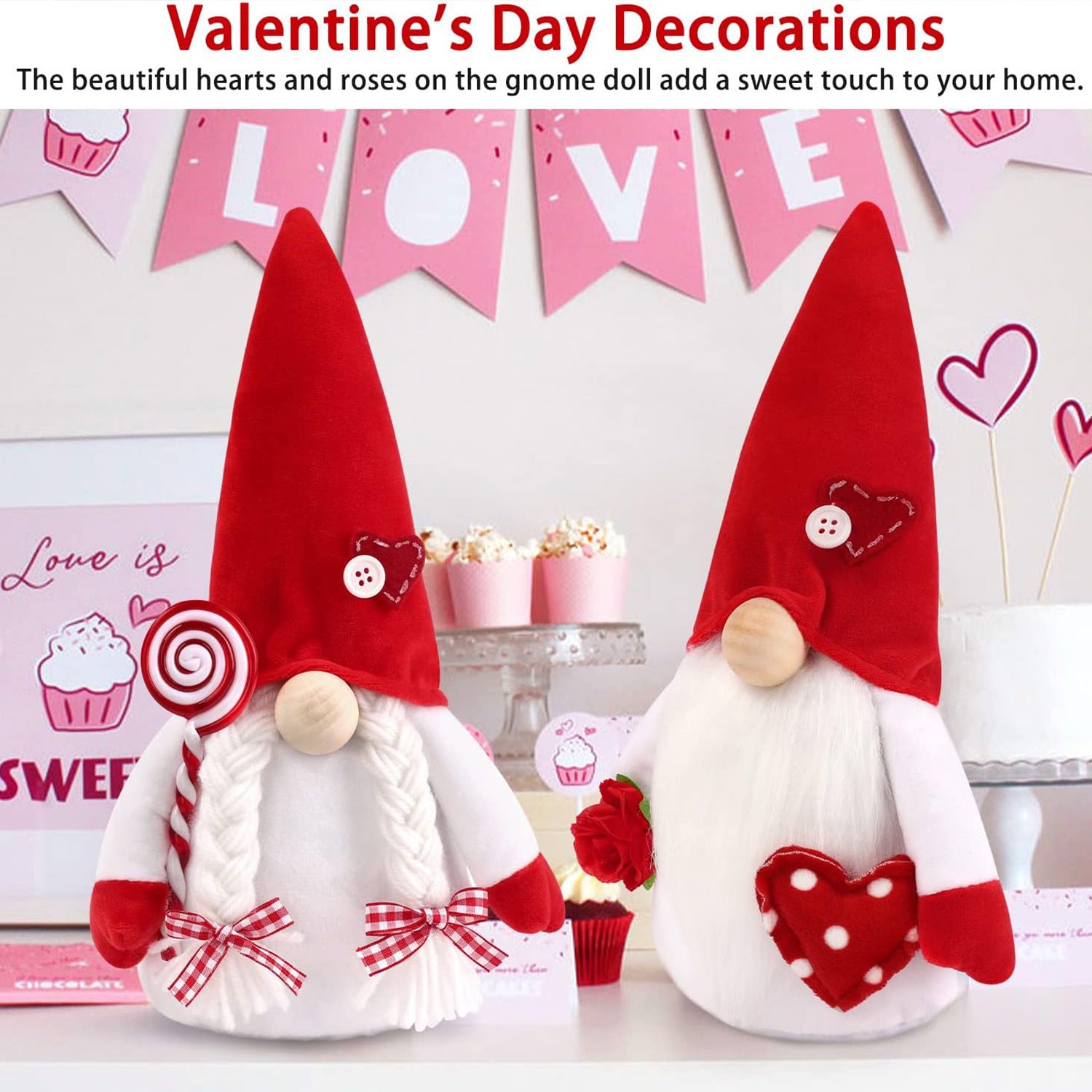 Decognomes, Valentine's Day Gnomes, Valentine's Day Gnome Decor, Valentine's Day Gnomes DIY, Valentine's Day Gnome Craft, Valentine's Day Gnome Plush, Valentine's Day Gnomes, Valentine's Day Gnomes Aldi, Valentine Gnome Images, Decoration Gnomes, Handmade gnomes, DIY Gnomes, Buy Gnomes, 