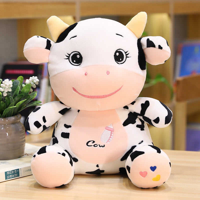 Cute Baby Cow Doll Plush Toys Stuffed Animals, stuffed animals, weighted stuffed animal, stuffed animal​, highland cow stuffed animal, Plush Toys, Soft Toys, Teddy Bear, plush​, plushies, Decognomes, Plush doll