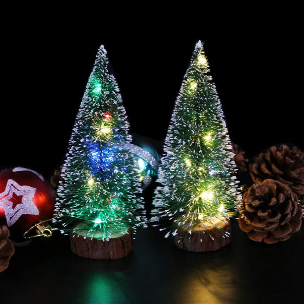 Christmas Decorations LED Lights Mini Christmas Tree