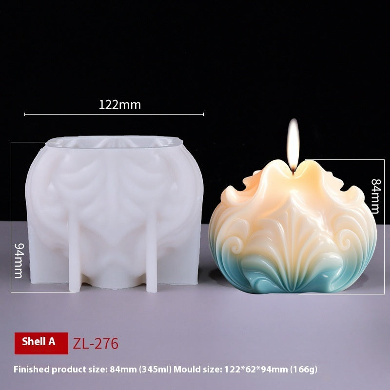 Handmade Shell Aromatherapy Candle Mold