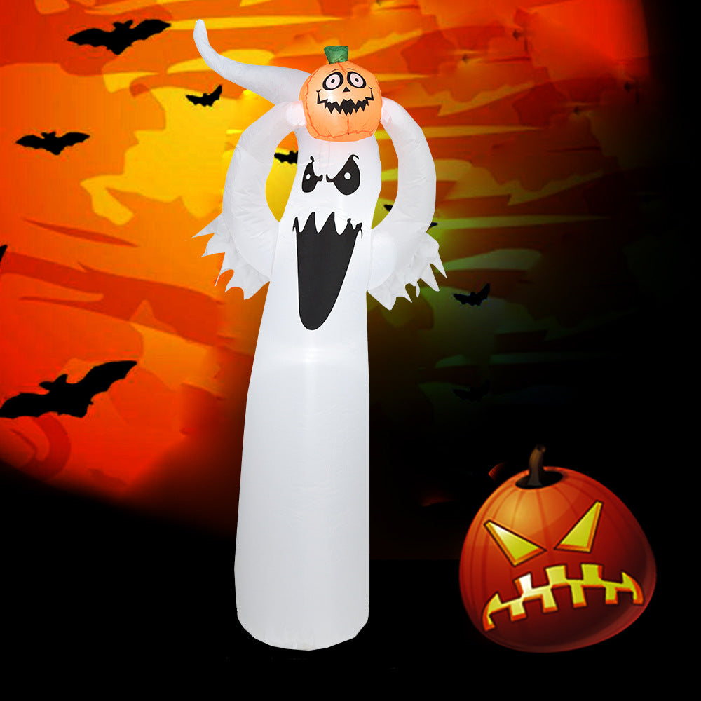 Pumpkin With Lamp Garden Decoration Inflatable Model, Halloween Inflatable, Halloween ghost Inflatable Model