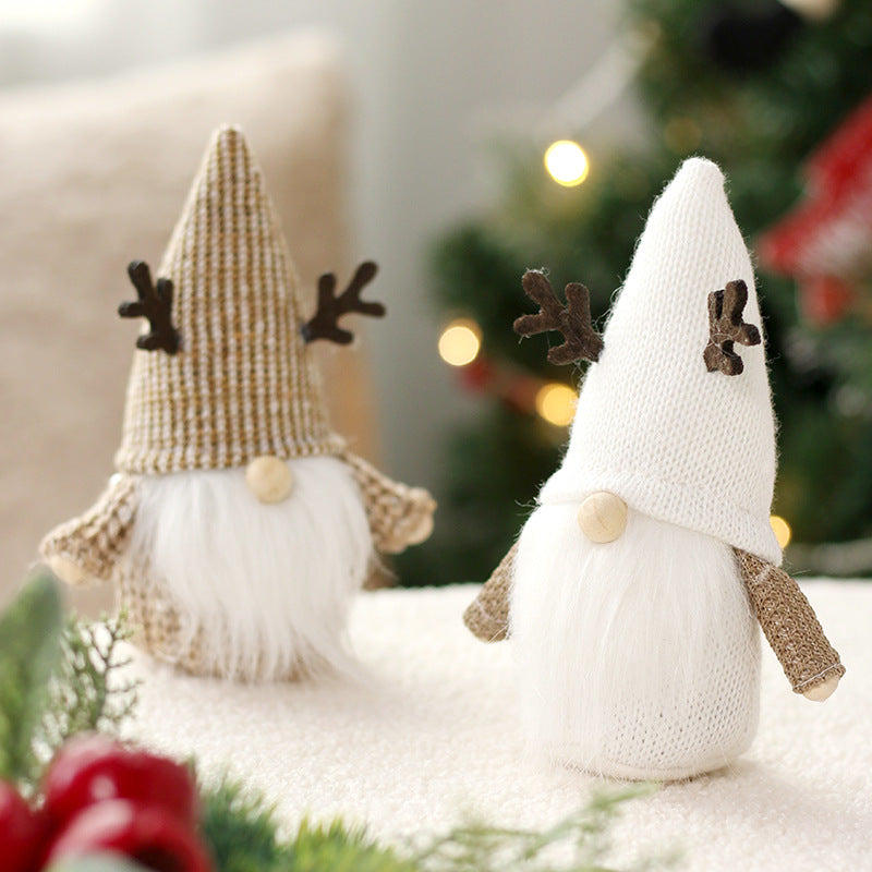 Christmas Decorations Faceless Santa Doll Ornaments