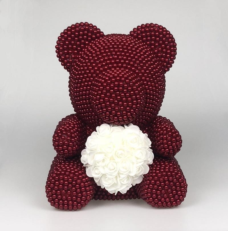 Pearl Valentine's Day Christmas Foam Bear, valentines day, shop valentine's day deals, valentines, valentine's day gifts, valentine day, valentines day gifts, valentines day decor, Decognomes,  valentine decoration, valentines day decoratio, valentine decor, valentines decor, valentines decorations
