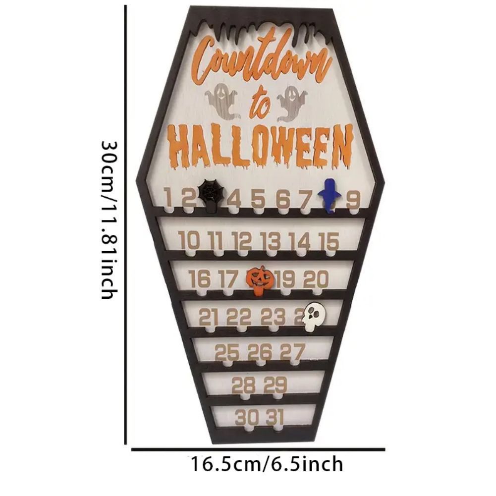 Halloween Countdown Calendar Ornaments Decoration