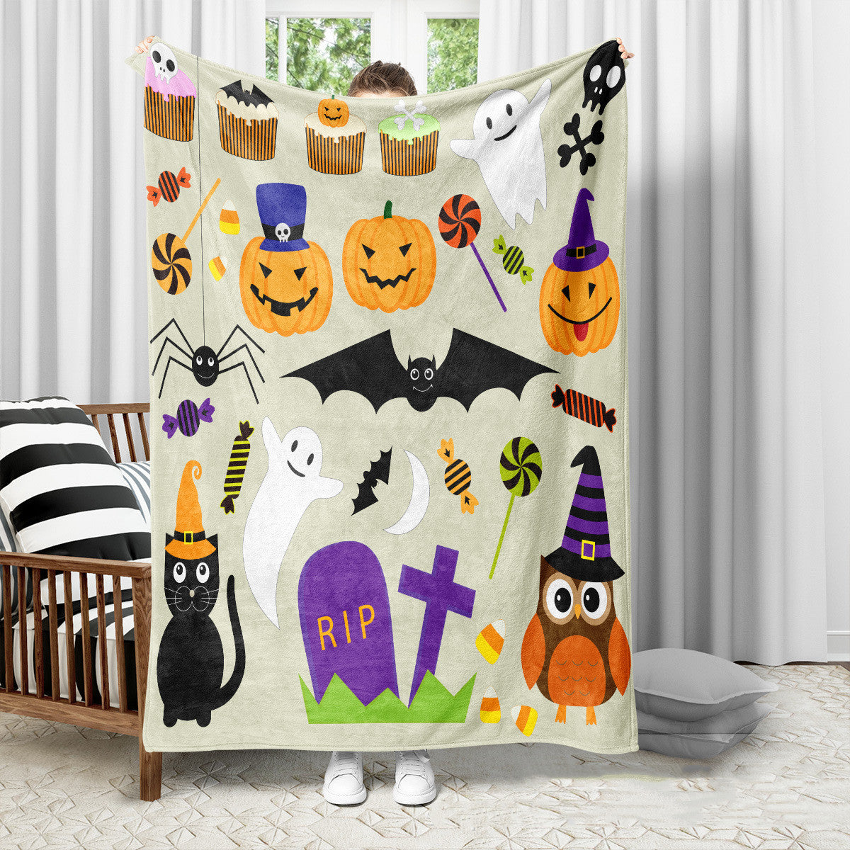 Halloween Christmas Party Party Party Decoration Flannel Blanket, Halloween decorations items, HalHalloween Halloween spider webs, Halloween lanterns, Halloween banners, Halloween streamers, Halloween tableware, Halloween centerpieces, Halloween party favors, Halloween yard stakes, Halloween tombstones, Halloween candles, Halloween wreaths, Halloween garlands