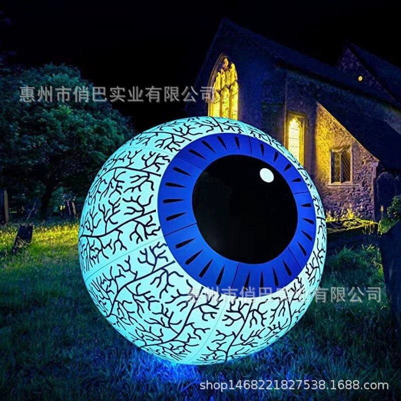 Halloween Inflatable Eye Ball LED Color Changing Remote Control Luminous Ball, Pumpkin lanterns, Jack o Lanterns, Halloween Lights, Halloween Decoration Ornaments, Halloween inflatables, carved pumpkins, Halloween wreaths, Halloween Candles.