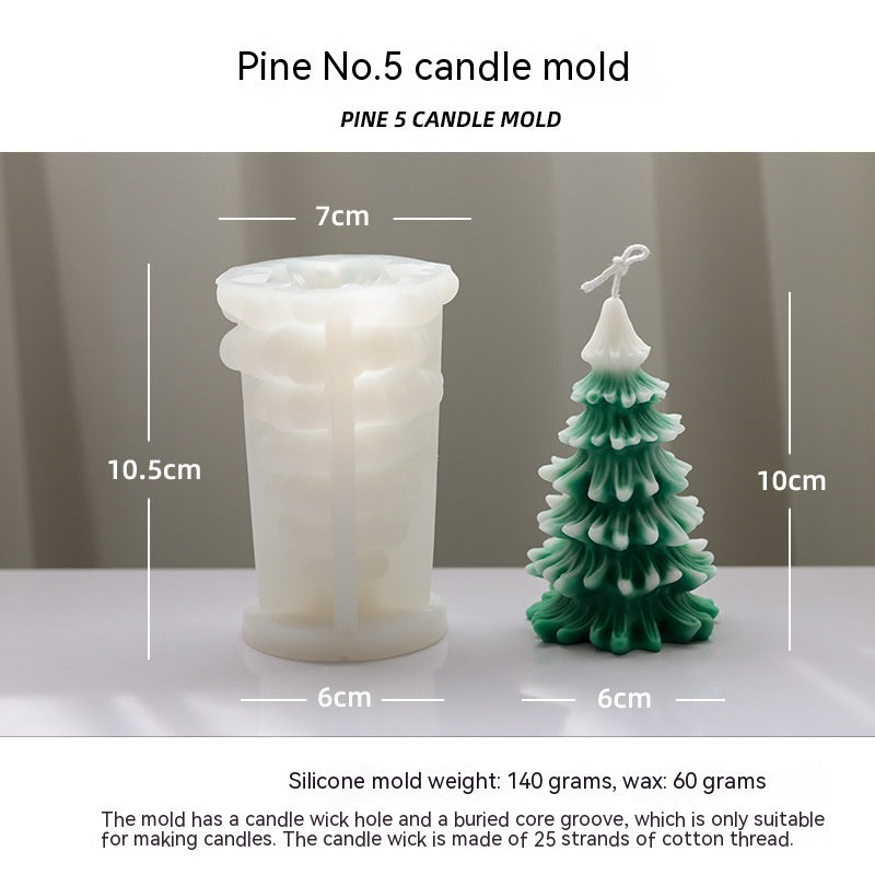 Christmas Pine Aromatherapy Candle Mould