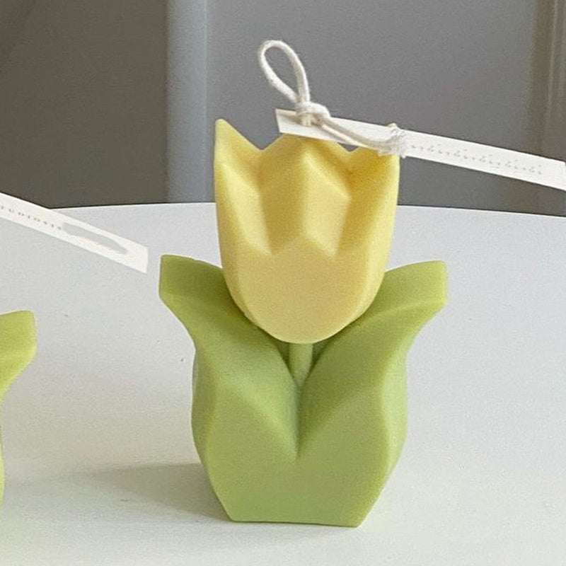 Soybean Tulip Candle Aromatherapy Decoration, Silicone candle molds, Christmas tree candle molds, Halloween pumpkin candle molds, Easter egg candle molds, Animal candle molds, Sea creature candle molds, Fruit candle molds, Geometric candle molds, Abstract candle molds, DIY candle making molds,