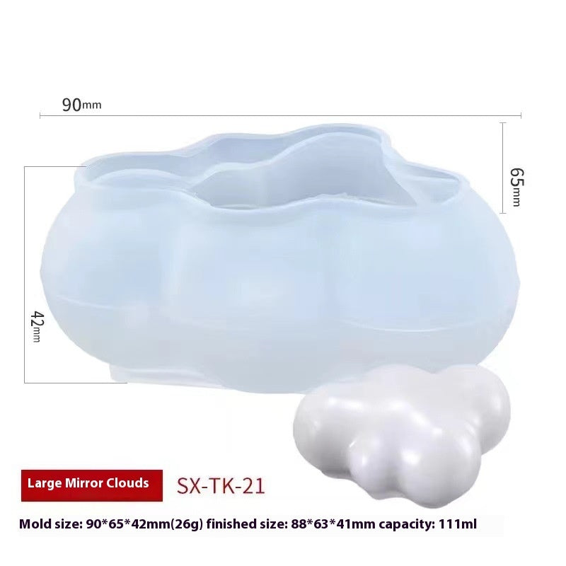 Cloud Aromatherapy Candle Soap Plaster Silicone Mold