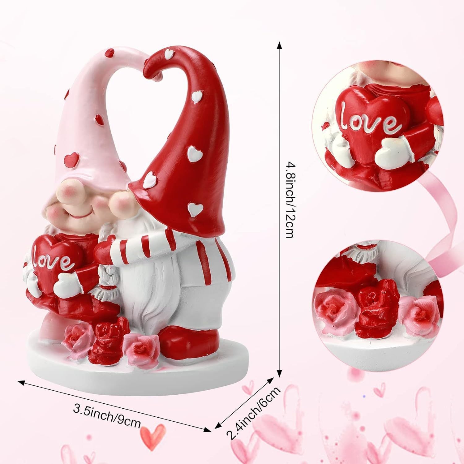 Valentine's Day Dwarf Statue Decorative Gift Ornaments