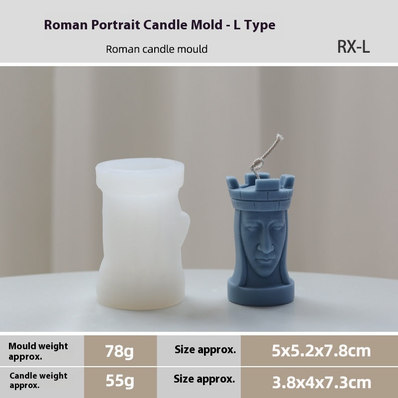 Roman Doll Candle Mould DIY Material