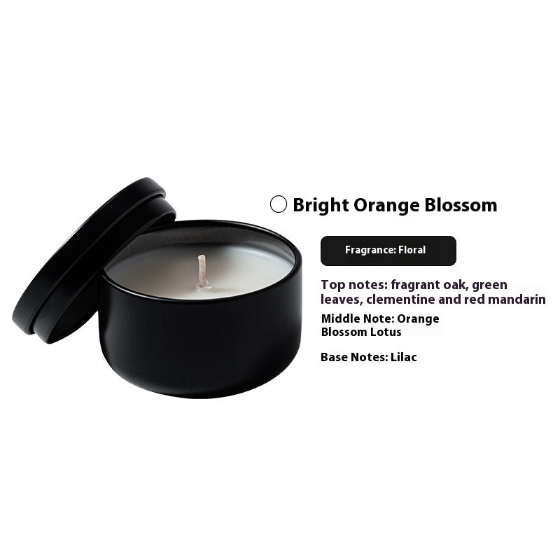 40g Travel Pack Black Iron Can Soy Wax Aromatherapy Candle