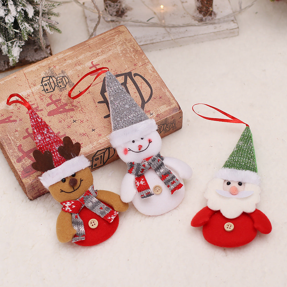 Christmas Decorations Christmas Tree Cartoon Doll Pendant