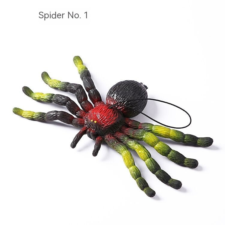 Halloween Bar KTV Simulation Rubber Spider Decoration Supplies