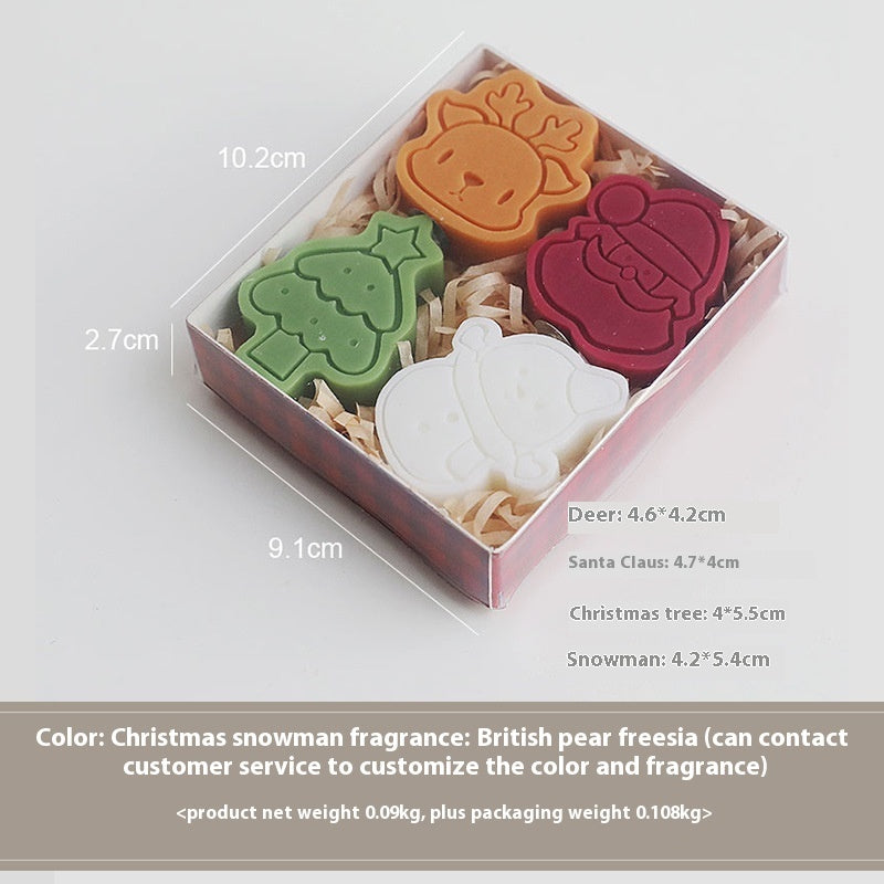 Creative Shape Christmas Gift Aromatherapy Candle Gift Suit