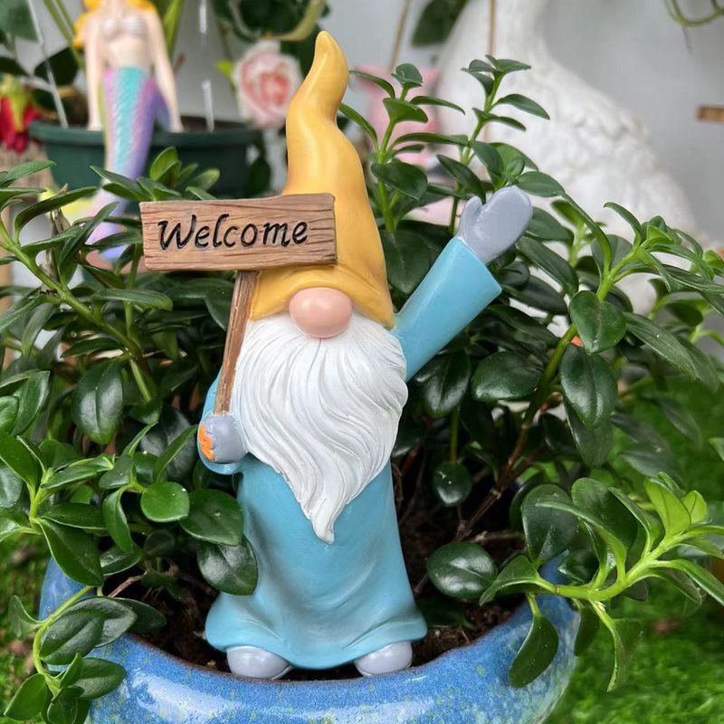 Resin Elderly Outdoor Garden Courtyard Decoration Ornaments