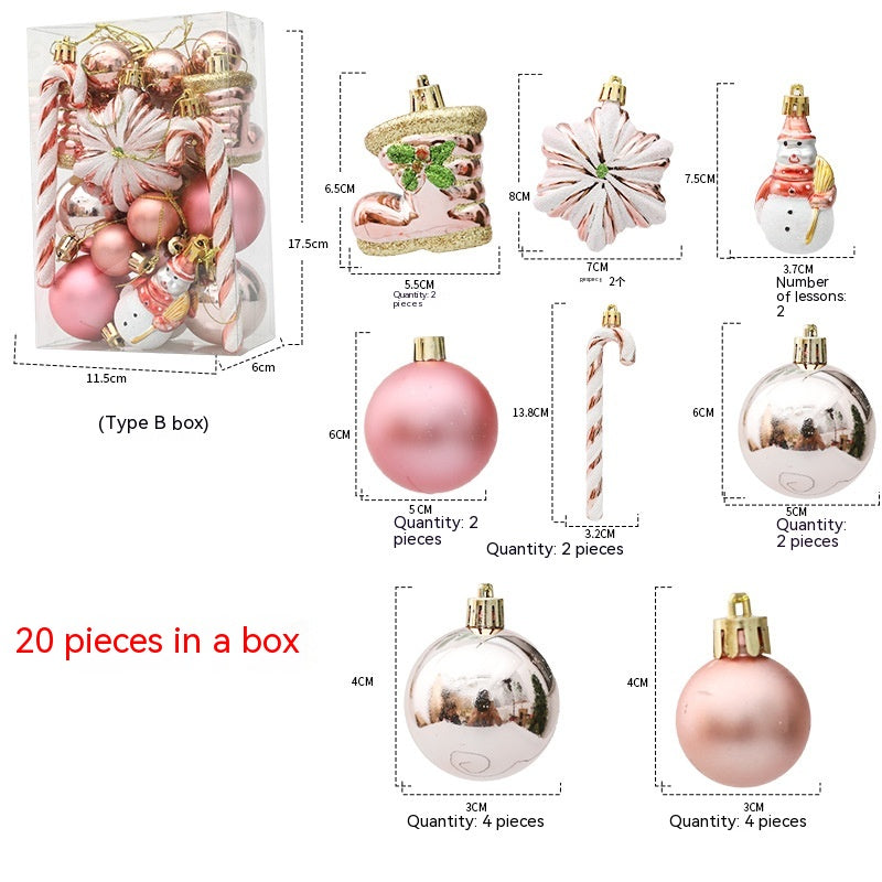 Christmas Decorations Pendant Suit Gift Box