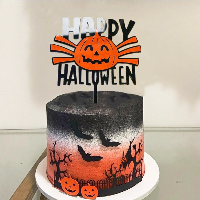 Halloween Acrylic Cake Insertion