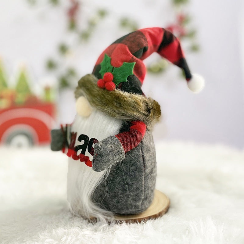 Christmas Gnome Faceless Doll Merry Christmas Home Decoration Navidad Natal Gift 2024 New Year Kids Gifts Xmas Decor For Home