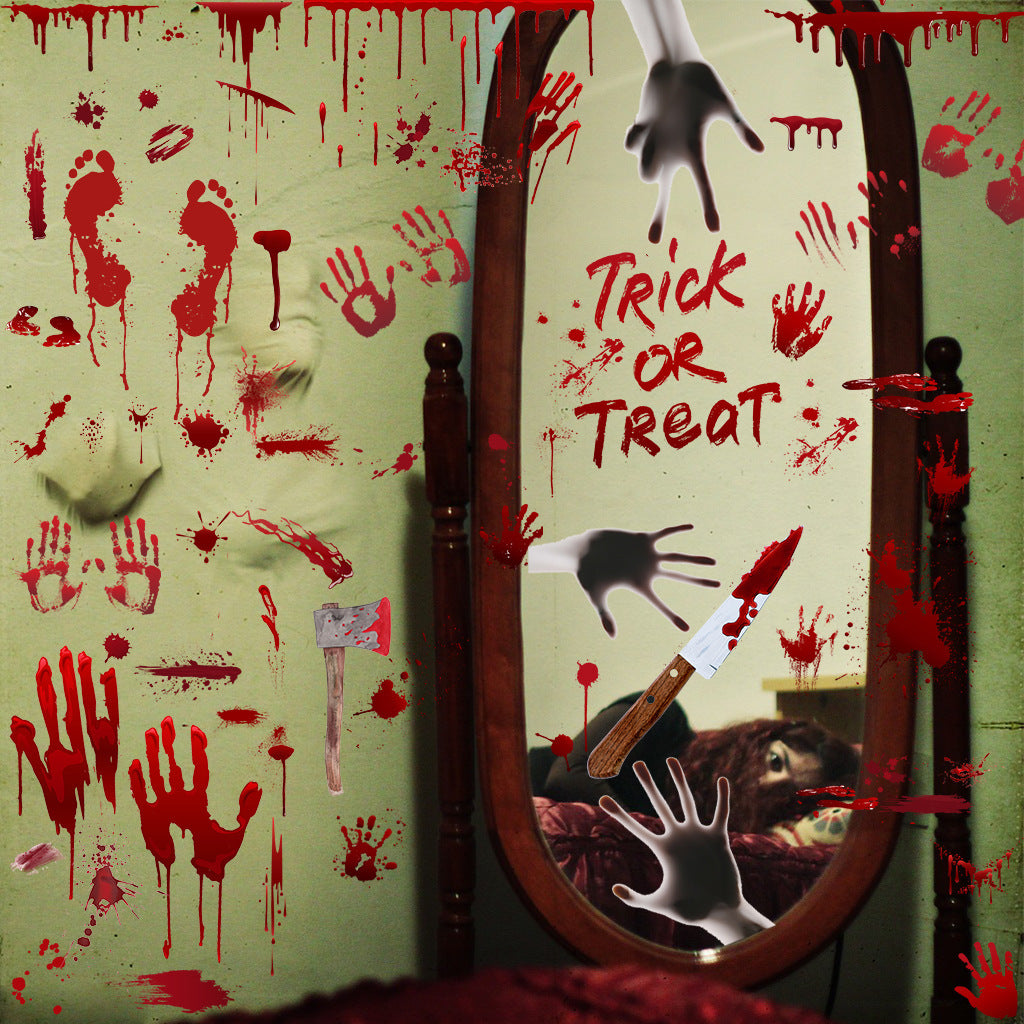 PVC Horror Fashion Halloween Wall Sticker