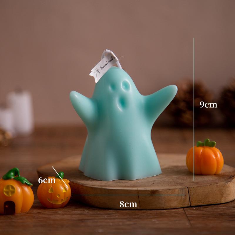 Halloween Little Ghost Aromatherapy Candle, Silicone candle molds, Christmas tree candle molds, Halloween pumpkin candle molds, Easter egg candle molds, Animal candle molds, Sea creature candle molds, Fruit candle molds, Geometric candle molds, Abstract candle molds, DIY candle making molds,