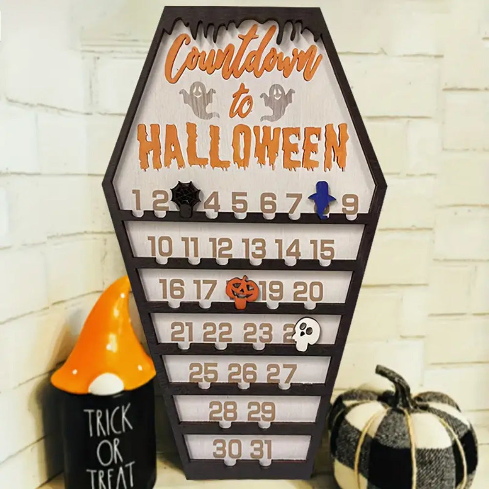 Halloween Countdown Calendar Ornaments Decoration