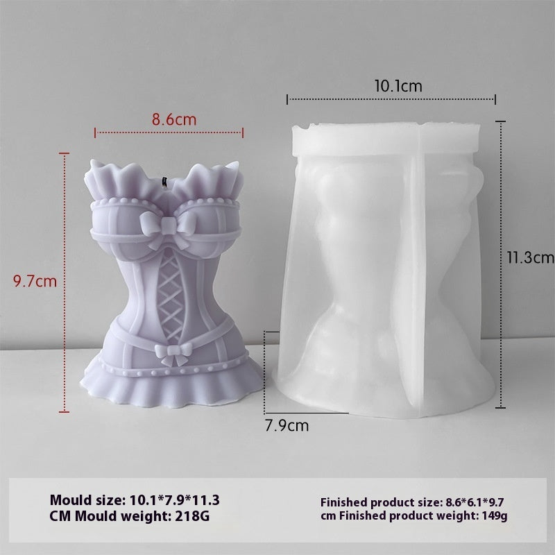 A Variety Of 3D Stereo Wedding Dress Mold DIY, Silicone candle molds, Christmas tree candle molds, Halloween pumpkin candle molds, Easter egg candle molds, Animal candle molds, Sea creature candle molds, Fruit candle molds, Geometric candle molds, Abstract candle molds, DIY candle making molds,