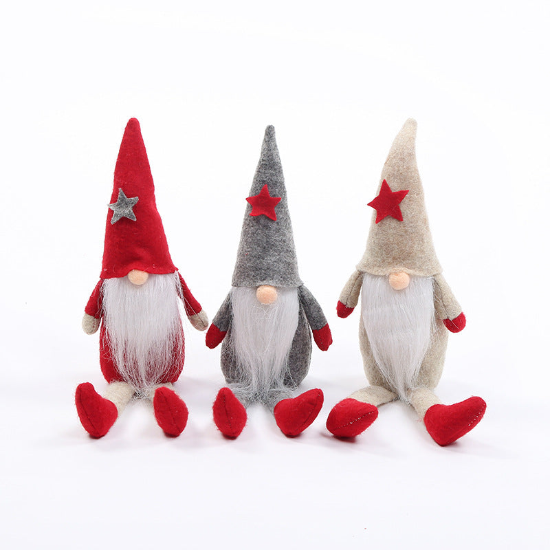 European And American Style Christmas Faceless Doll Santa Claus Doll