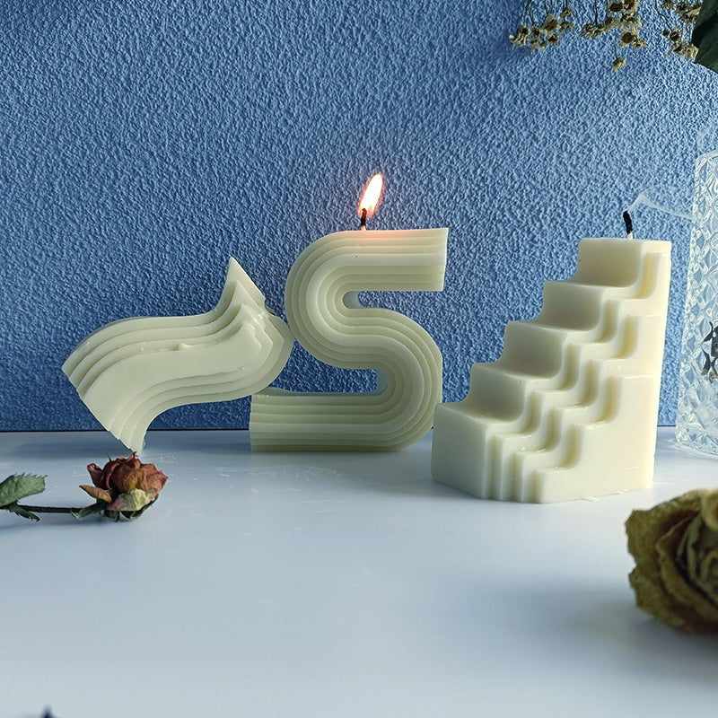 Trapezoidal Aromatherapy Candle Silicone Mold