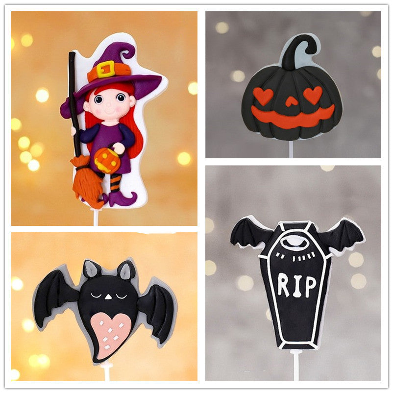 Adorable Decoration Of Halloween Baking Cake, Pumpkin lanterns, Jack o Lanterns, Halloween Lights, Halloween Decoration Ornaments, Halloween inflatables, carved pumpkins, Halloween wreaths, Halloween Candles, and animatronics Halloween.
