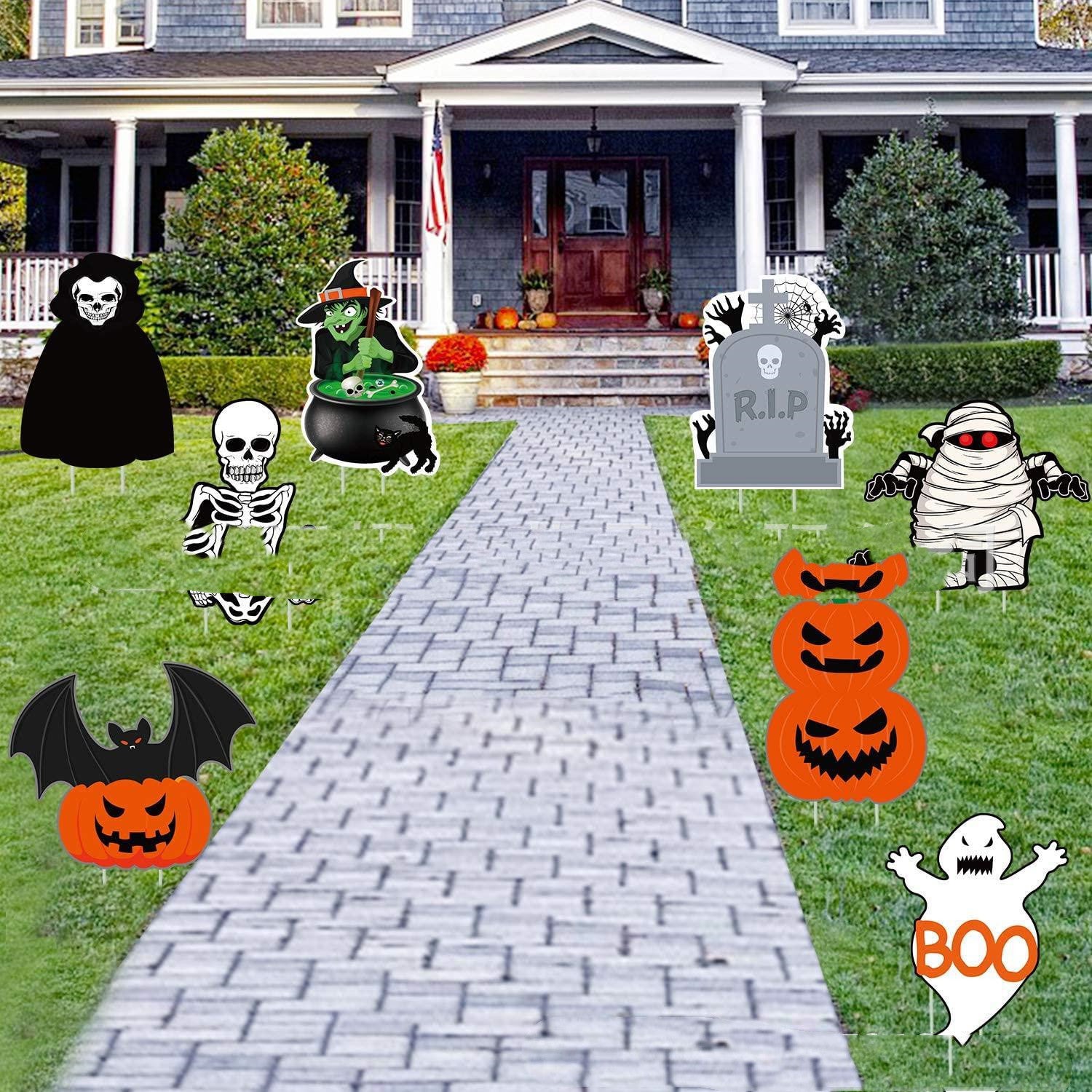 Halloween Cartoon Garden Decoration Card Door Listing, Halloween decorations items, Halloween costumes, Halloween masks, Halloween props, Halloween animatronics, Halloween inflatables, Halloween lights, Halloween fog machines, Halloween spider webs, Halloween lanterns, Halloween banners, Halloween streamers, Halloween tableware, Halloween centerpieces, Halloween party favors, Halloween yard stakes, Halloween tombstones, Halloween candles, Halloween wreaths, Halloween garlands
