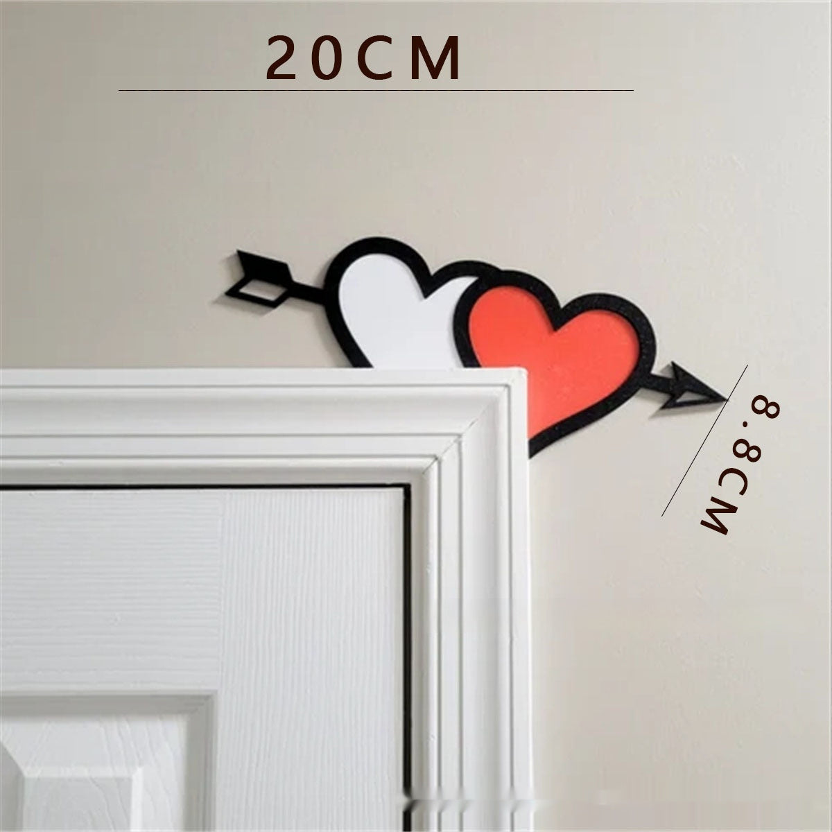 Valentine's Day Wooden Door Frame Corner Decoration, Door Frame Decoration, valentines day, shop valentine's day deals, valentines, valentine's day gifts, valentine day, valentines day gifts, valentines day decor, Decognomes,  valentine decoration, valentines day decoratio, valentine decor, valentines decor, valentines decorations