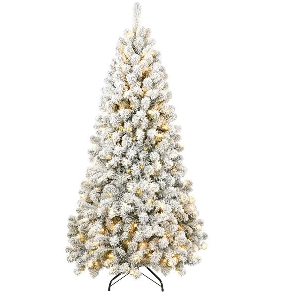 6ft Pre-lit Fireproof Artificial Christmas Flocked Tree, Christmas tree, Artificial Christmas tree, Real Christmas tree, Miniature Christmas tree, Tabletop Christmas tree, Pre-lit Christmas tree, Flocked Christmas tree, White Christmas tree, Black Christmas tree, Ceramic Christmas tree, Christmas tree topper, Christmas tree skirt, Christmas tree stand, Christmas tree storage bag, Christmas ornaments, Glass Christmas ornaments,