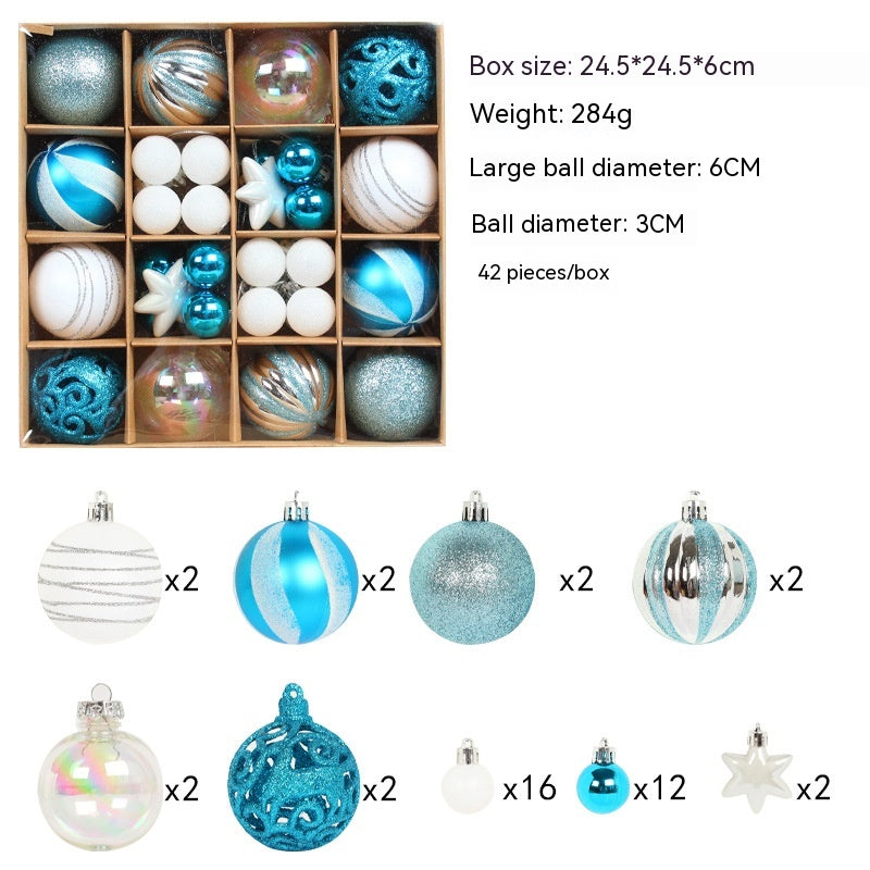 Christmas Tree Decoration Colorful Ball Gift Set