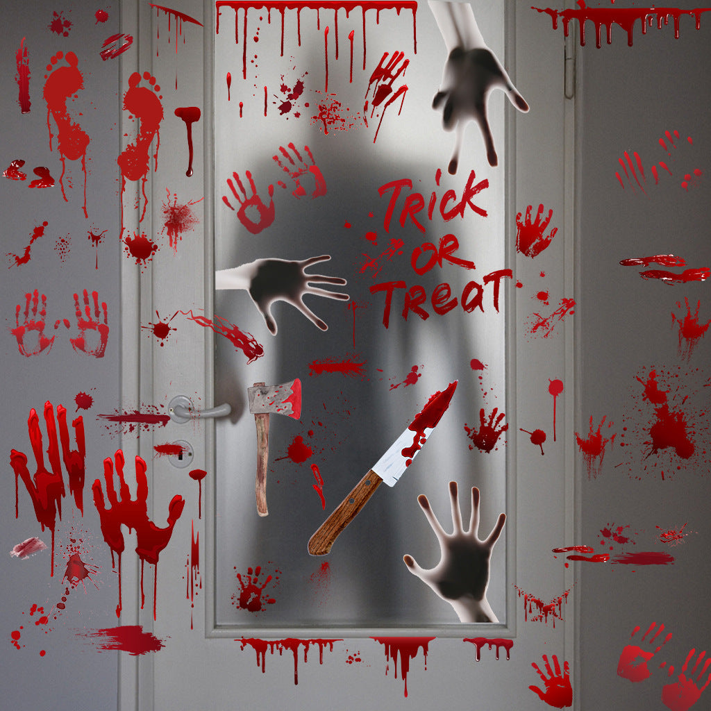 PVC Horror Fashion Halloween Wall Sticker