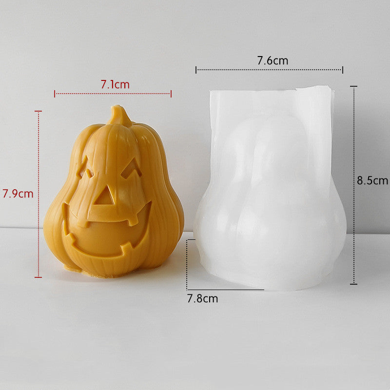 New Pumpkin Aromatherapy Candle Silicone Mold, Silicone candle molds, Christmas tree candle molds, Halloween pumpkin candle molds, Easter egg candle molds, Animal candle molds, Sea creature candle molds, Fruit candle molds, Geometric candle molds, Abstract candle molds, DIY candle making molds,