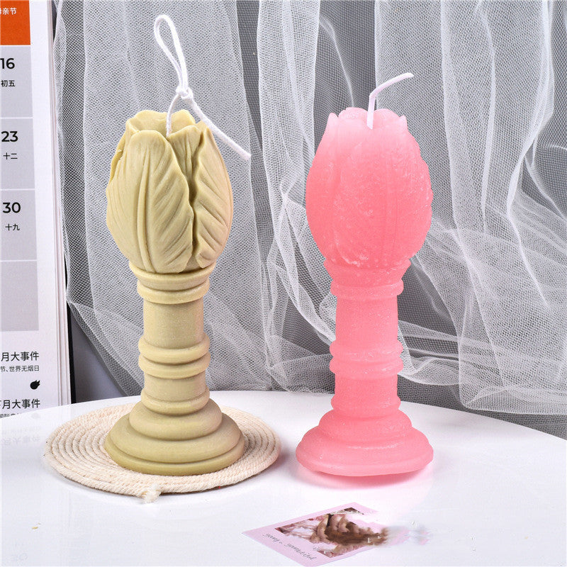 Silicone Tulip Cylinder Food Grade Liquid Silicone Mold