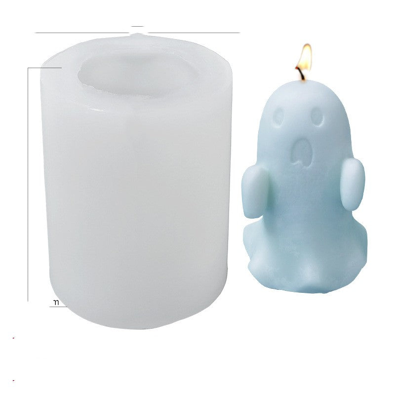 Halloween Cloak Ghost Epoxy Silicone Mold, Silicone candle molds, Christmas tree candle molds, Halloween pumpkin candle molds, Easter egg candle molds, Animal candle molds, Sea creature candle molds, Fruit candle molds, Geometric candle molds, Abstract candle molds, DIY candle making molds,