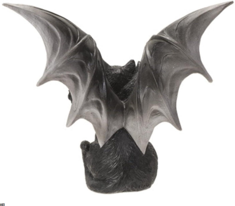 Halloween Cross-border New Arrival Dark Evil Bat Wings Three-head Cat Resin Crafts Decoration Ornaments, Pumpkin lanterns, Jack o Lanterns, Halloween Lights, Halloween 